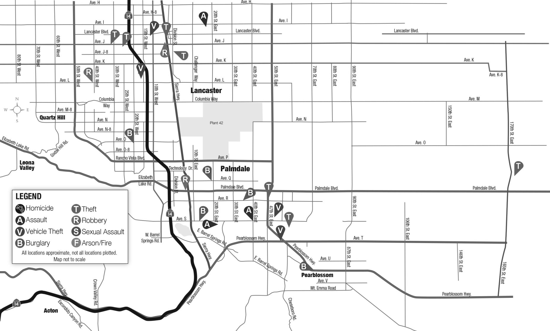 Antelope Valley Crime Blotter, February 11, 2020